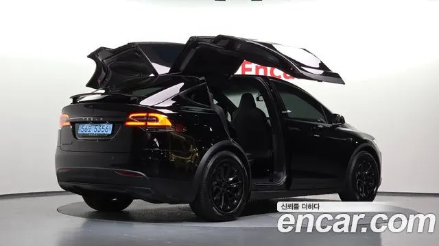 TESLA MODEL X 2019 — 116 028 км, чёрный, Корея — под ключ — фото 1