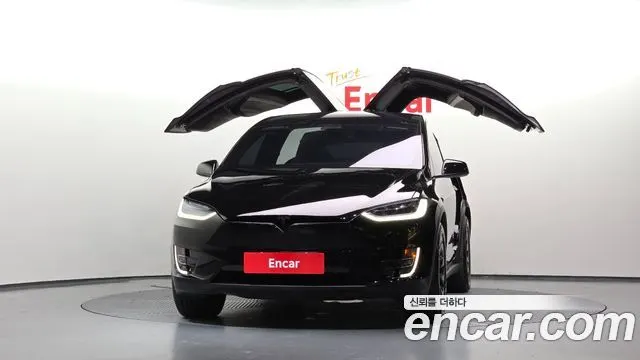 TESLA MODEL X 2019 — 116 028 км, чёрный, Корея — под ключ — фото 3
