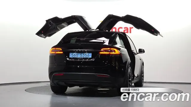 TESLA MODEL X 2019 — 116 028 км, чёрный, Корея — под ключ — фото 4