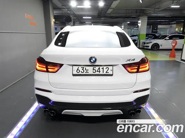 BMW X4 2017 — 121 786 км, белый, Корея — под ключ — фото 3