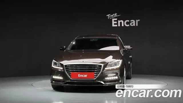 GENESIS G80 2019 — 121 284 км, коричневый, Корея — под ключ — фото 3