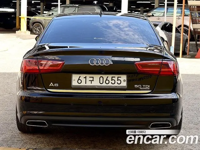 AUDI A6 2016 — 188 000 км, чёрный, Корея — под ключ — фото 3