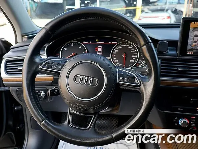 AUDI A6 2016 — 188 000 км, чёрный, Корея — под ключ — фото 8