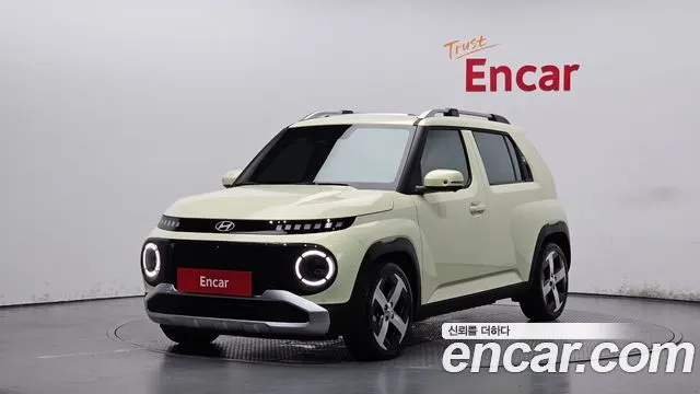 HYUNDAI CASPER ELECTRIC 2025 — 4 279 км, белый-перламутр, Корея — под ключ — фото 1