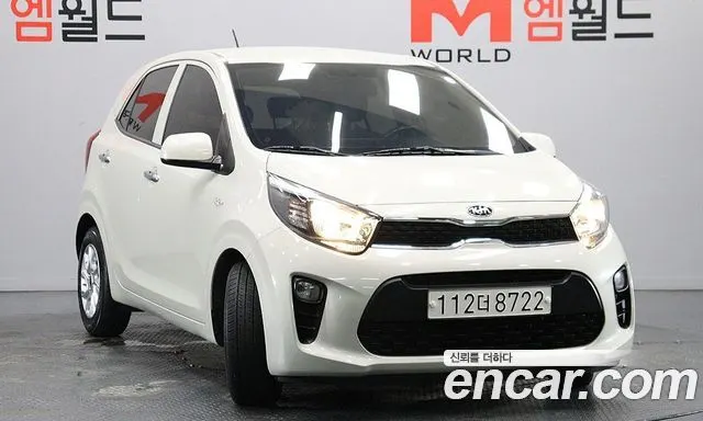 KIA MORNING 2020 — 59 300 км, белый-перламутр, Корея — под ключ — фото 3