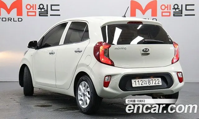 KIA MORNING 2020 — 59 300 км, белый-перламутр, Корея — под ключ — фото 5