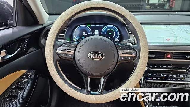 KIA K7 PREMIER HYBRID 2021 — 113 386 км, серый, Корея — под ключ — фото 12
