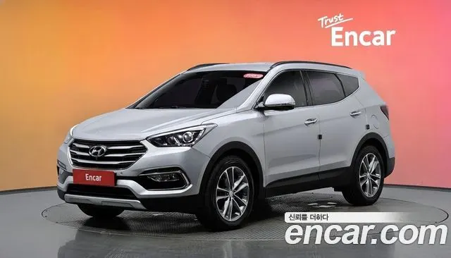 HYUNDAI SANTA FE 2016 — 94 043 км, серебристый, Корея — под ключ — фото 2
