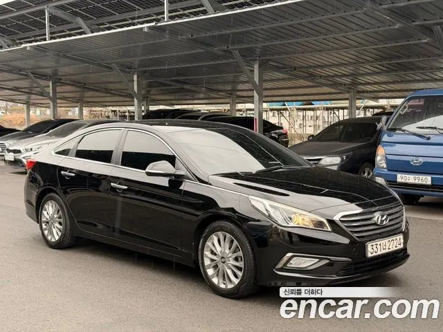HYUNDAI SONATA 2016 — 109 270 км, чёрный, Корея — под ключ — фото 3