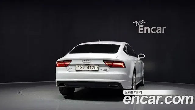 AUDI A7 2016 — 102 239 км, белый, Корея — под ключ — фото 4