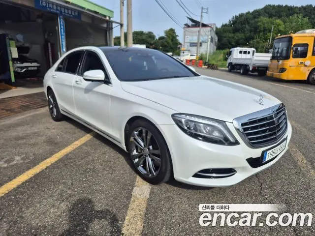 MERCEDES-BENZ S-CLASS W222 2015 — 110 000 км, белый, Корея — под ключ — фото 2