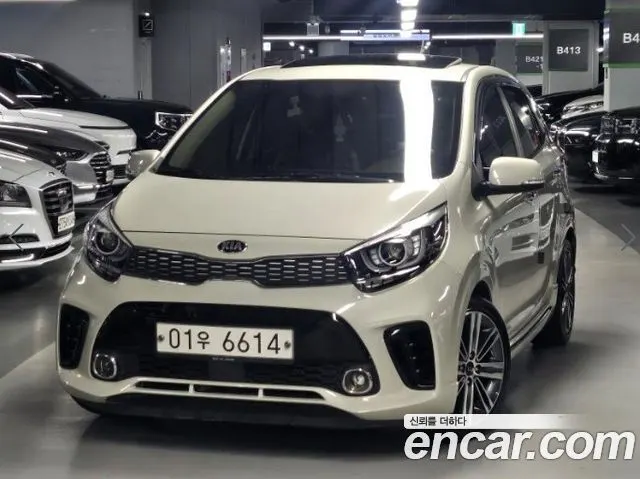 KIA MORNING 2017 — 21 688 км, белый-перламутр, Корея — под ключ — фото 1