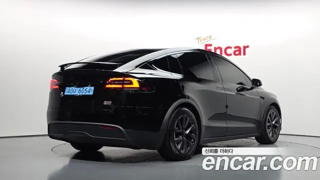 TESLA MODEL X 2024 — 20 859 км, чёрный, Корея — под ключ — фото 2