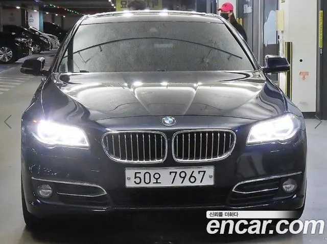 BMW 5 SERIES 2015 — 159 010 км, синий, Корея — под ключ — фото 2