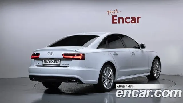 AUDI A6 2018 — 122 403 км, белый, Корея — под ключ — фото 2