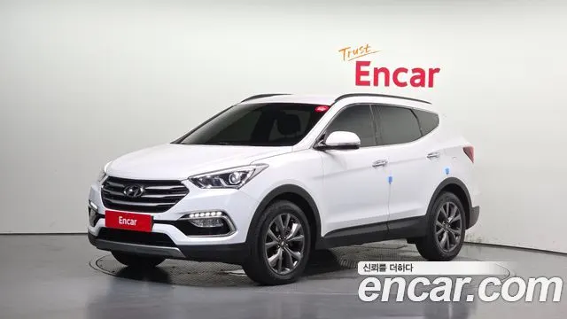 HYUNDAI SANTA FE 2016 — 160 051 км, белый, Корея — под ключ — фото 1