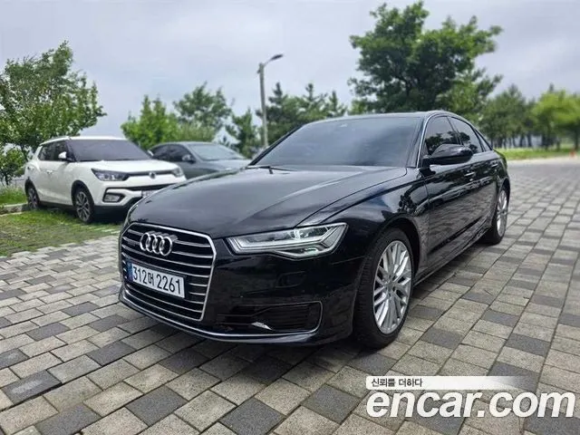 AUDI A6 2016 — 324 241 км, чёрный, Корея — под ключ — фото 1