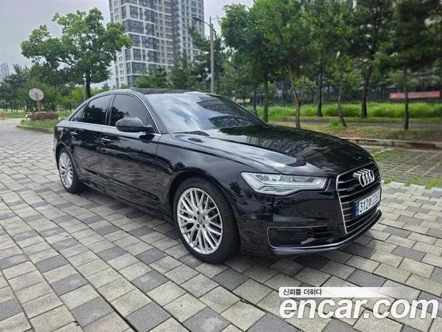 AUDI A6 2016 — 324 241 км, чёрный, Корея — под ключ — фото 2