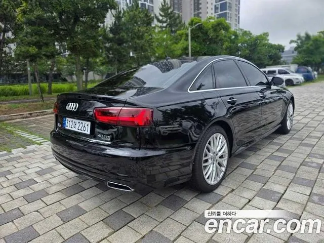 AUDI A6 2016 — 324 241 км, чёрный, Корея — под ключ — фото 5