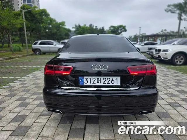AUDI A6 2016 — 324 241 км, чёрный, Корея — под ключ — фото 6