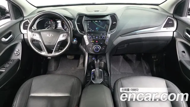 HYUNDAI SANTA FE 2016 — 140 407 км, синий, Корея — под ключ — фото 7