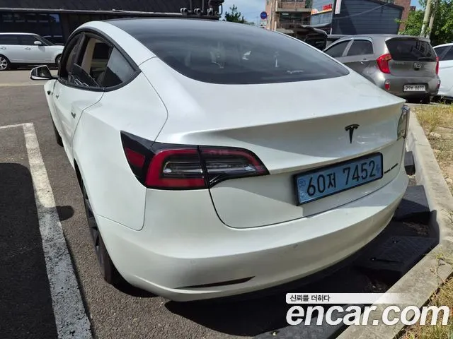 TESLA MODEL 3 2021 — 92 019 км, белый, Корея — под ключ — фото 3