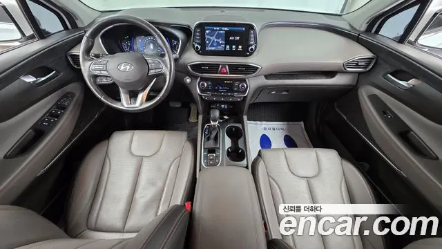 HYUNDAI SANTA FE 2019 — 110 819 км, белый, Корея — под ключ — фото 7