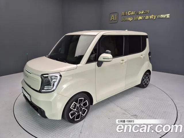 KIA KIA RAY 2023 — 34 000 км, белый-перламутр, Корея — под ключ — фото 1