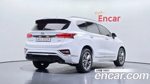 HYUNDAI SANTA FE 2019 — 103 391 км, белый, Корея — под ключ — фото 2