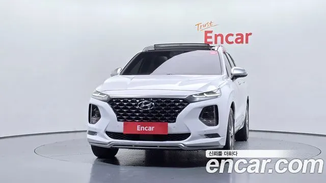 HYUNDAI SANTA FE 2019 — 103 391 км, белый, Корея — под ключ — фото 3