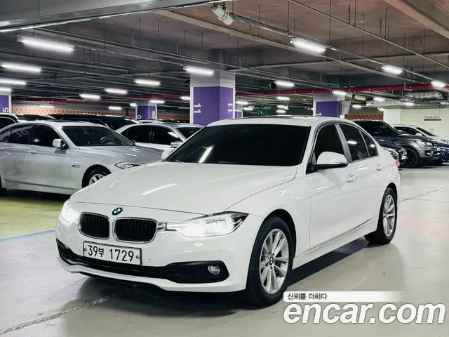 BMW 3 SERIES 2017 — 132 810 км, белый, Корея — под ключ — фото 3