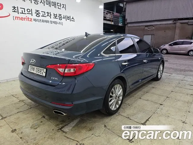 HYUNDAI SONATA 2016 — 104 246 км, синий, Корея — под ключ — фото 2