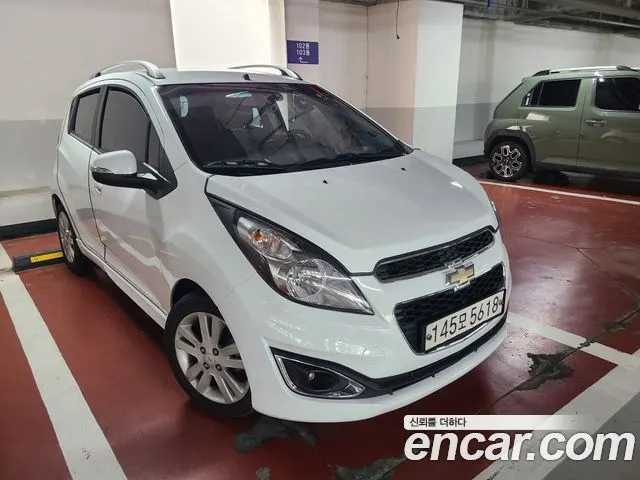 CHEVROLET SPARK 2014 — 122 325 км, белый, Корея — под ключ — фото 6
