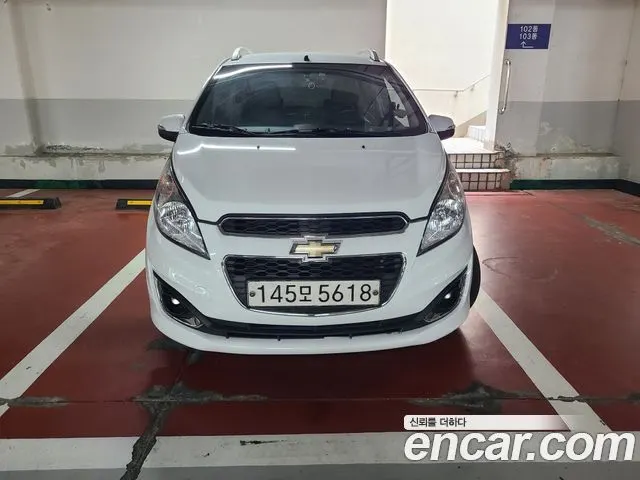 CHEVROLET SPARK 2014 — 122 325 км, белый, Корея — под ключ — фото 8