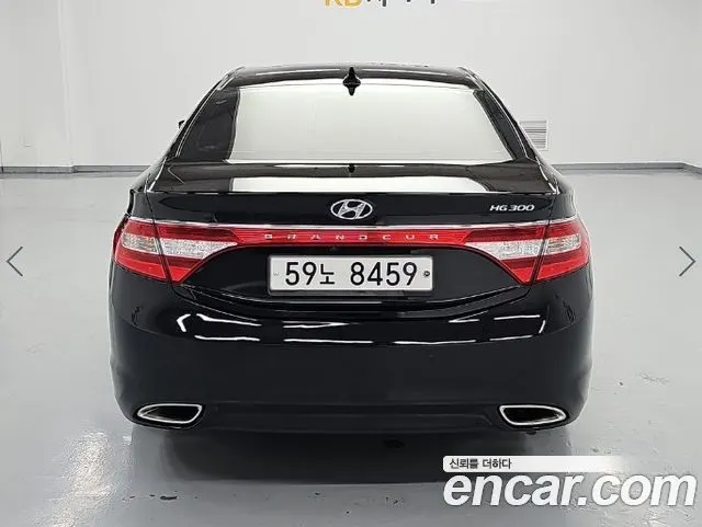 HYUNDAI GRANDEUR HYBRID 2015 — 211 350 км, чёрный, Корея — под ключ — фото 3