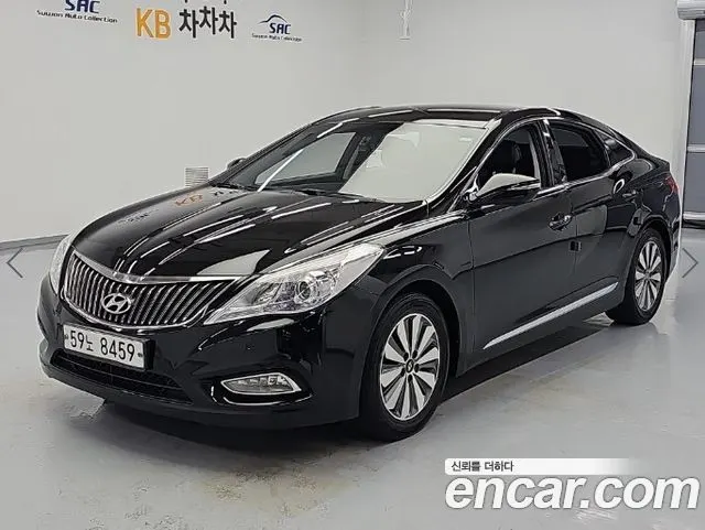HYUNDAI GRANDEUR HYBRID 2015 — 211 350 км, чёрный, Корея — под ключ — фото 7