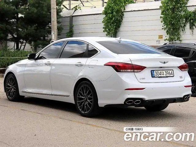HYUNDAI GENESIS DH 2015 — 180 070 км, белый, Корея — под ключ — фото 3