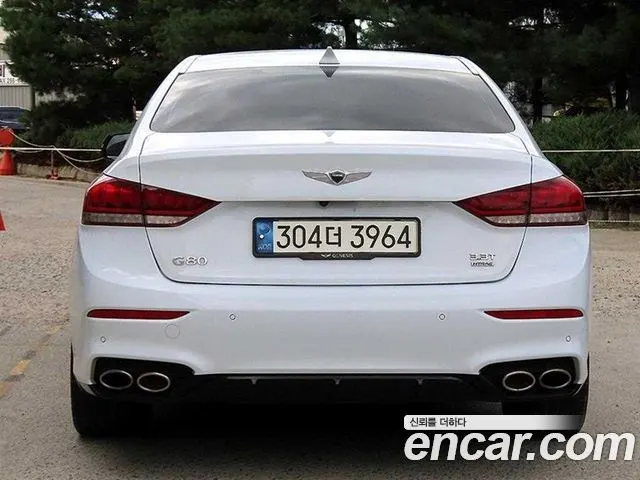 HYUNDAI GENESIS DH 2015 — 180 070 км, белый, Корея — под ключ — фото 4