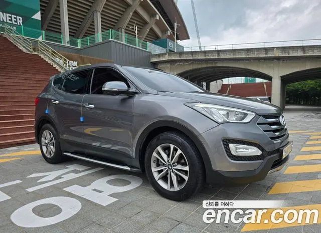 HYUNDAI SANTA FE 2015 — 186 476 км, серый, Корея — под ключ — фото 3