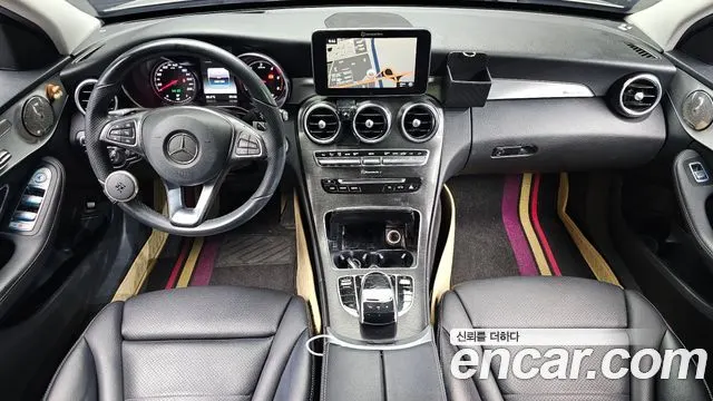 MERCEDES-BENZ C-CLASS W205 2017 — 168 184 км, серебристый, Корея — под ключ — фото 7