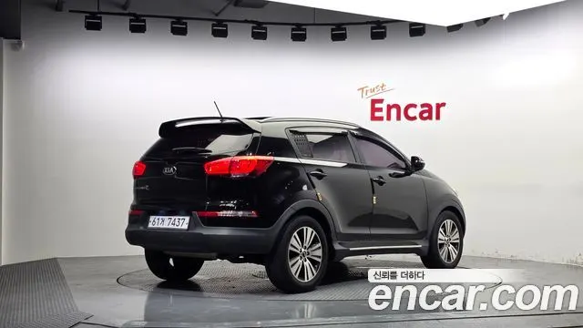 KIA SPORTAGE R 2014 — 133 222 км, чёрный, Корея — под ключ — фото 2