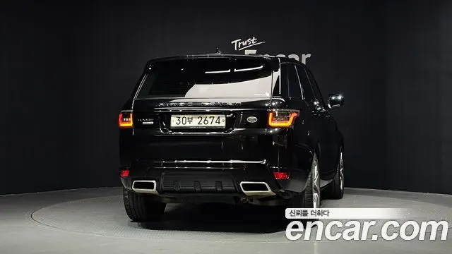 LAND ROVER RANGE ROVER SPORT 2018 — 140 537 км, чёрный, Корея — под ключ — фото 4