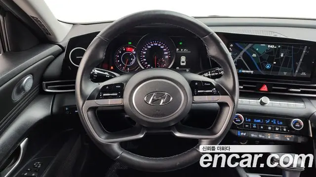 HYUNDAI AVANTE 2021 — 120 402 км, серебристо-серый, Корея — под ключ — фото 12