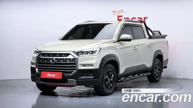 KGM REXTON SPORTS KHAN 2024 — 35 566 км, белый-перламутр, Корея — под ключ — фото 1