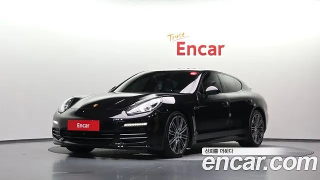 PORSCHE PANAMERA 2016 — 140 006 км, чёрный, Корея — под ключ — фото 1
