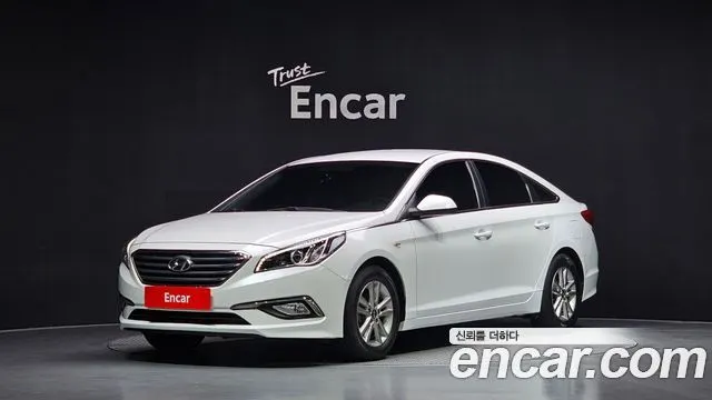 HYUNDAI SONATA 2017 — 91 481 км, белый, Корея — под ключ — фото 1