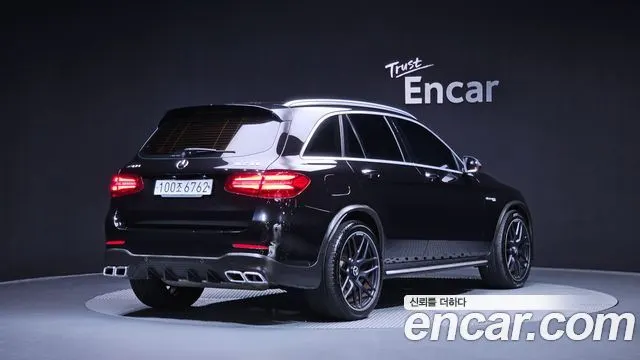 MERCEDES-BENZ GLC-CLASS X253 2018 — 58 988 км, чёрный, Корея — под ключ — фото 1