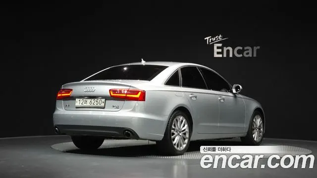 AUDI A6 2012 — 71 371 км, серебристо-серый, Корея — под ключ — фото 2