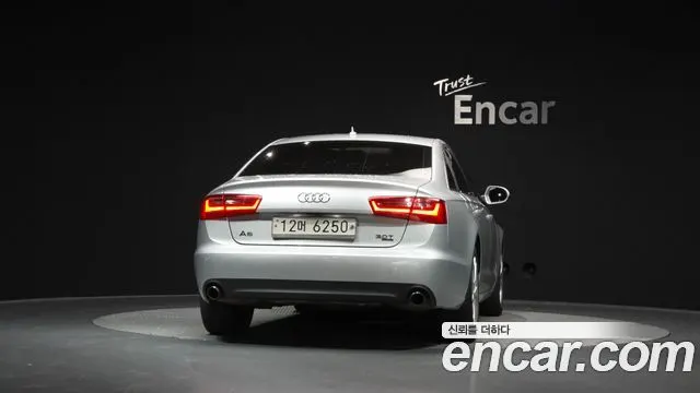 AUDI A6 2012 — 71 371 км, серебристо-серый, Корея — под ключ — фото 4