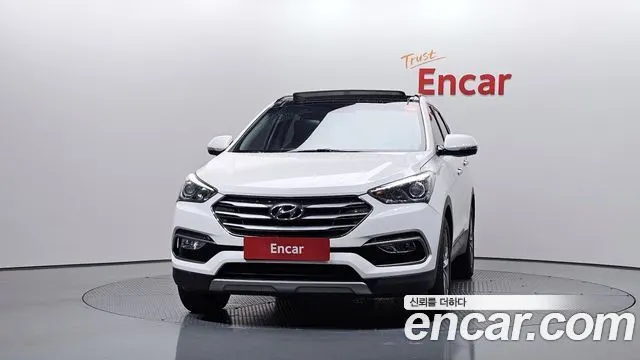 HYUNDAI SANTA FE 2017 — 140 742 км, белый, Корея — под ключ — фото 3